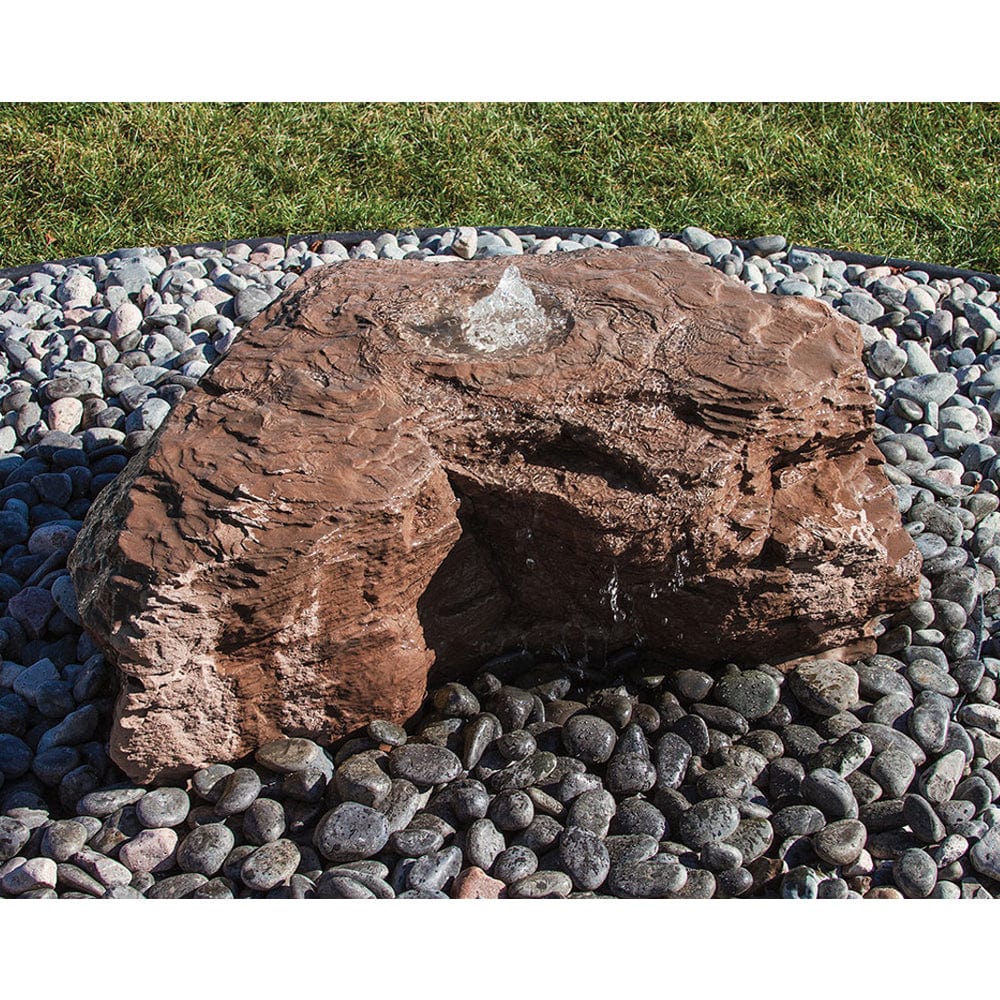 Horseshoe Falls Stone Outdoor Fountain - Outdoor Art Pros