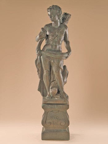 Hunter Cast Stone Garden Statue - Statuary - Outdoor Art Pros