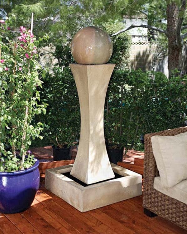 I With Ball Garden Water Fountain - Fountains - Outdoor Art Pros