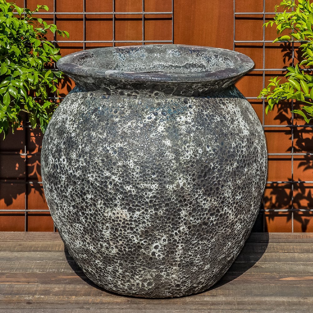 Ibis Jar in Fossil Grey - Outdoor Art Pros