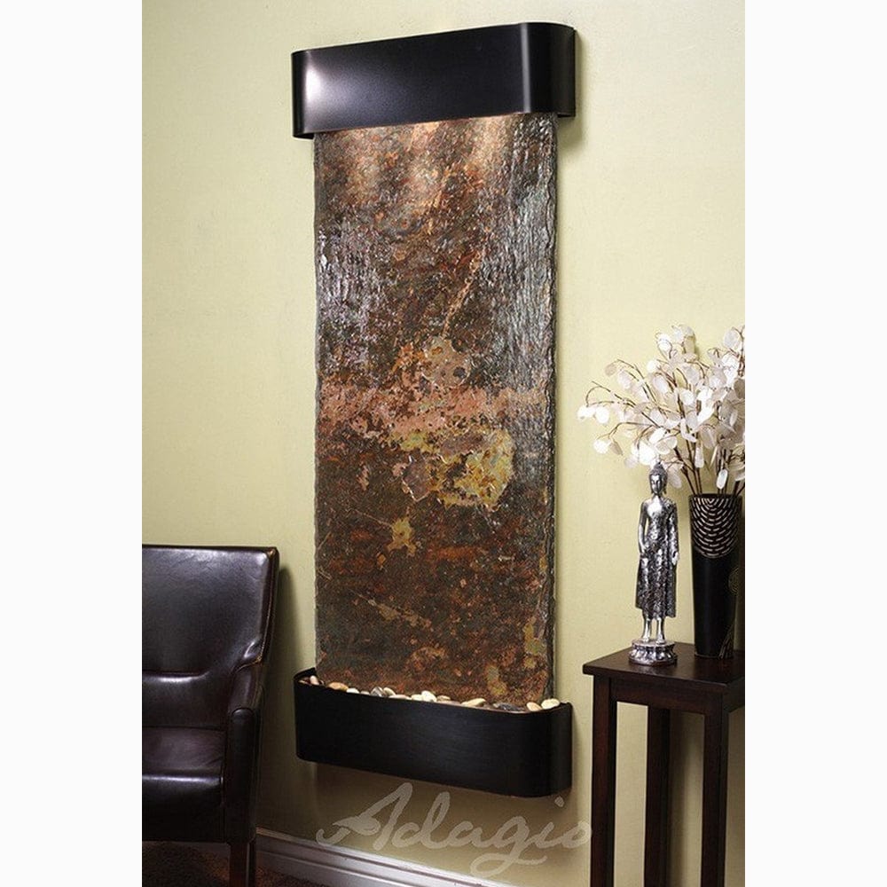 Inspiration_Falls_Rajah_Slate_with_Blackened_Copper_Trim_and_Round_Corners -  Outdoor Art Pros