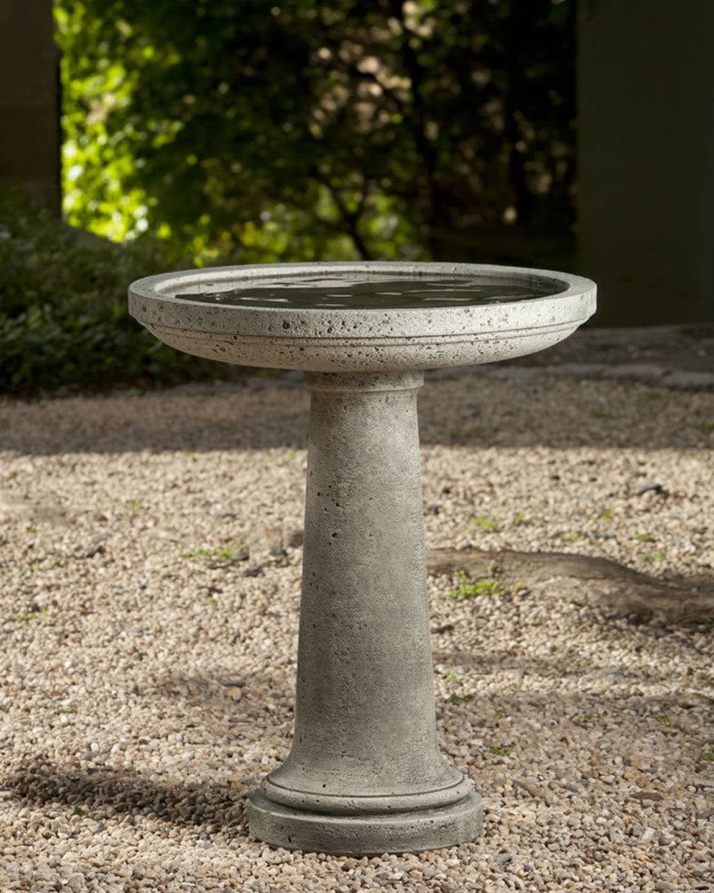 Isleboro Cast Stone Birdbath - Outdoor Art Pros