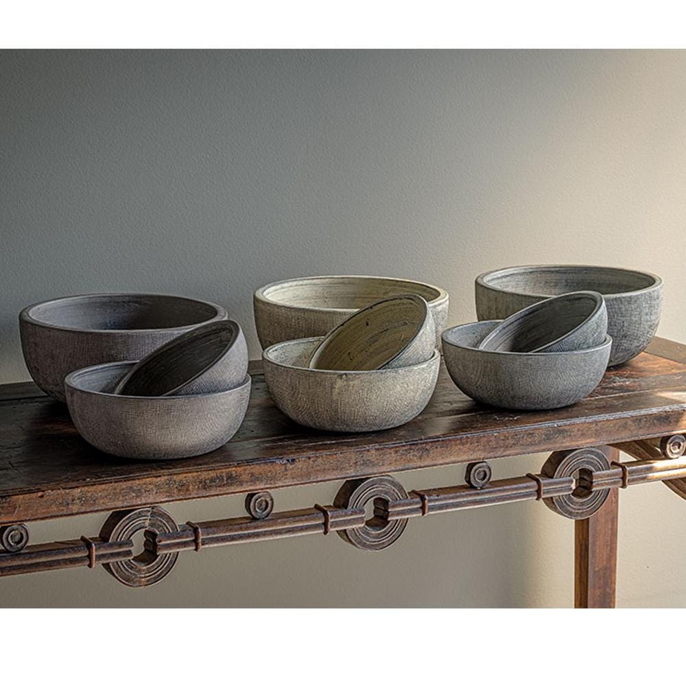 Jute Bowl Set of 18 | Cold Painted Terra Cotta Planter