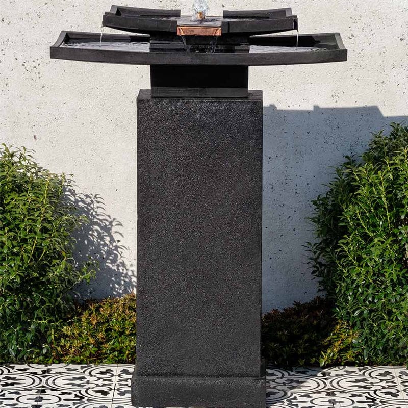 Katsura Fountain with Pedestal - Outdoor Art Pros