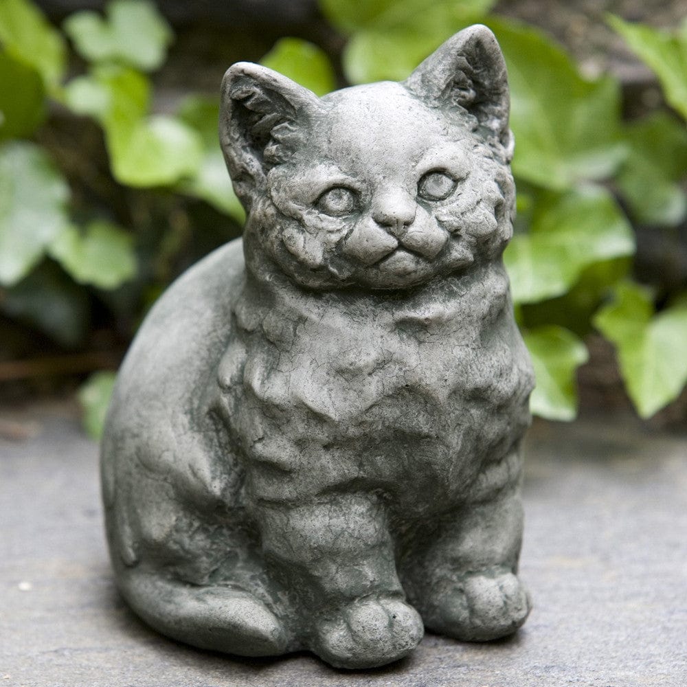 Kitty Cast Stone Garden Statue - Outdoor Art Pros