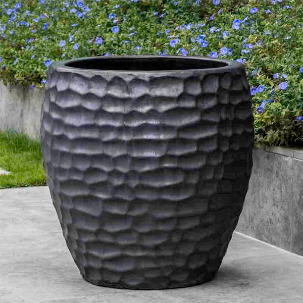 Graphite Kowloon Planter Set of 2 - Outdoor Art Pros