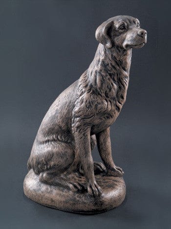 Labrador Cast Stone Outdoor Statue - Statuary - Outdoor Art Pros