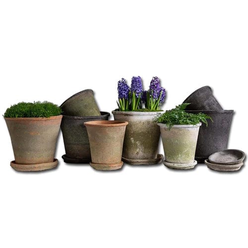 Large Tapered Farmer’s Pot Mixed Set of 16 - Outdoor Art Pros