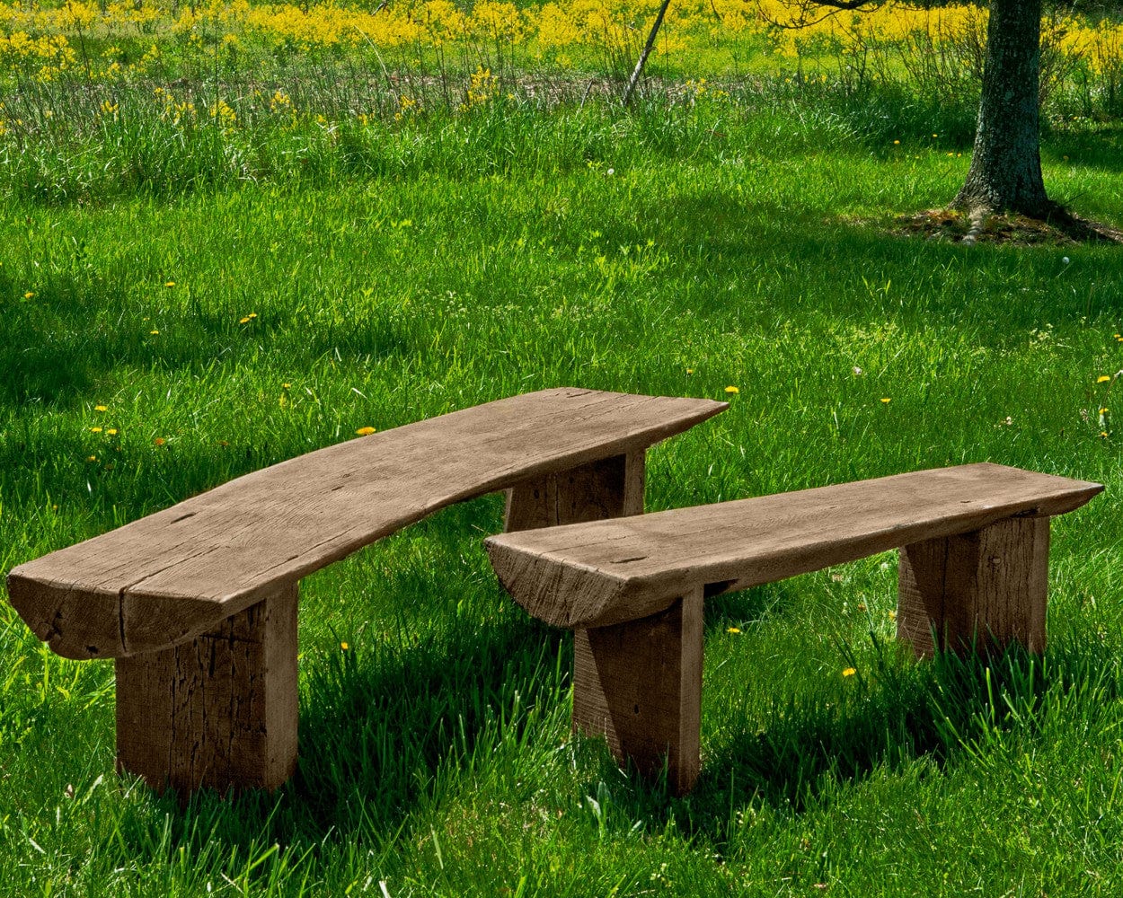 Large Bois Garden Bench - Outdoor Art Pros