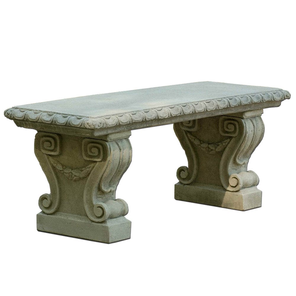 Longwood Main Fountain Garden Bench - Outdoor Art Pros