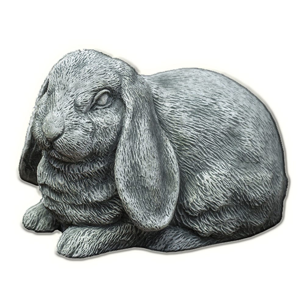 Lop-Eared Bunny Cast Stone Garden Statue - Outdoor Art Pros