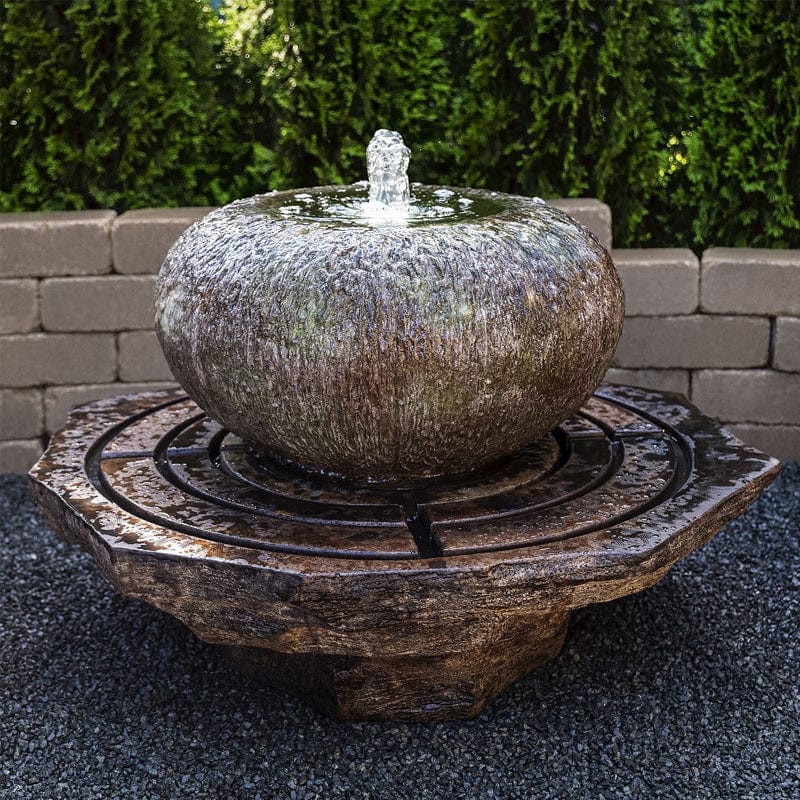 Low Organic Bowl Fountain - Outdoor Art Pros