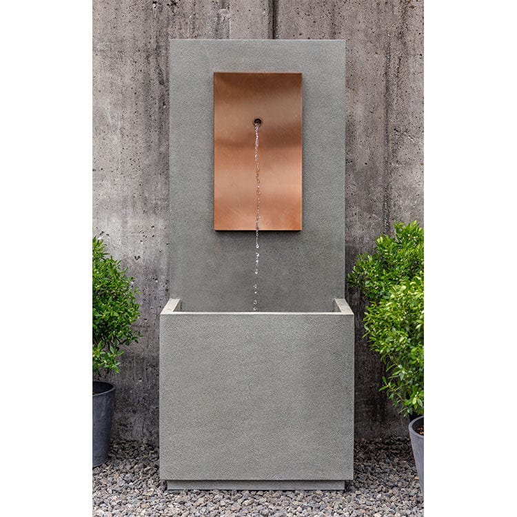 MC1 Wall Outdoor Fountain - Copper - Outdoor Art Pros
