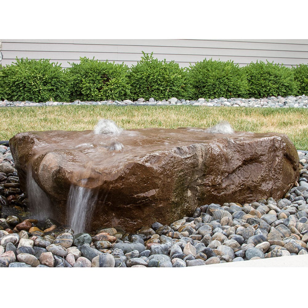 Manistique Falls Stone Outdoor Fountain - Outdoor Art Pros