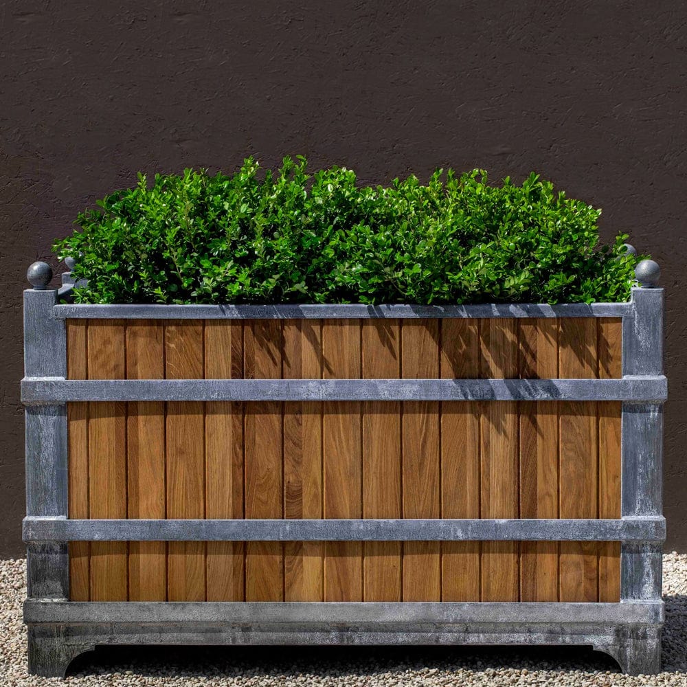 Manoir Oak Rectangle Planter - Outdoor Art Pros