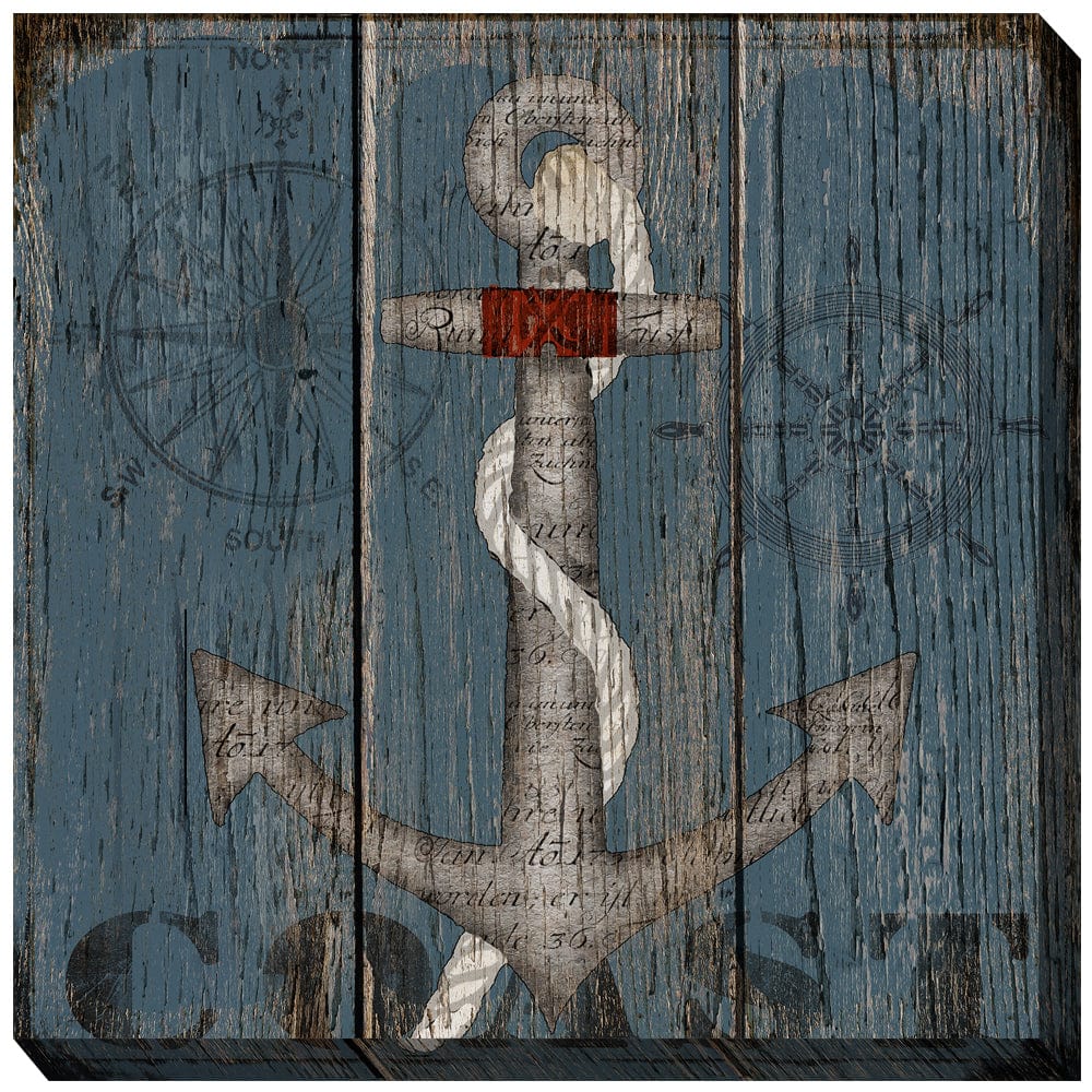 Maritime Anchor Outdoor Canvas Art - Outdoor Art Pros