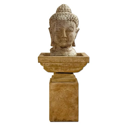 Meditation Buddha Fountain -Tall - Outdoor Art Pros