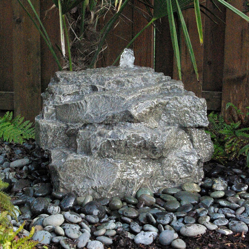 Mini Mountain Spring Stone Garden Fountain - Outdoor Art Pros