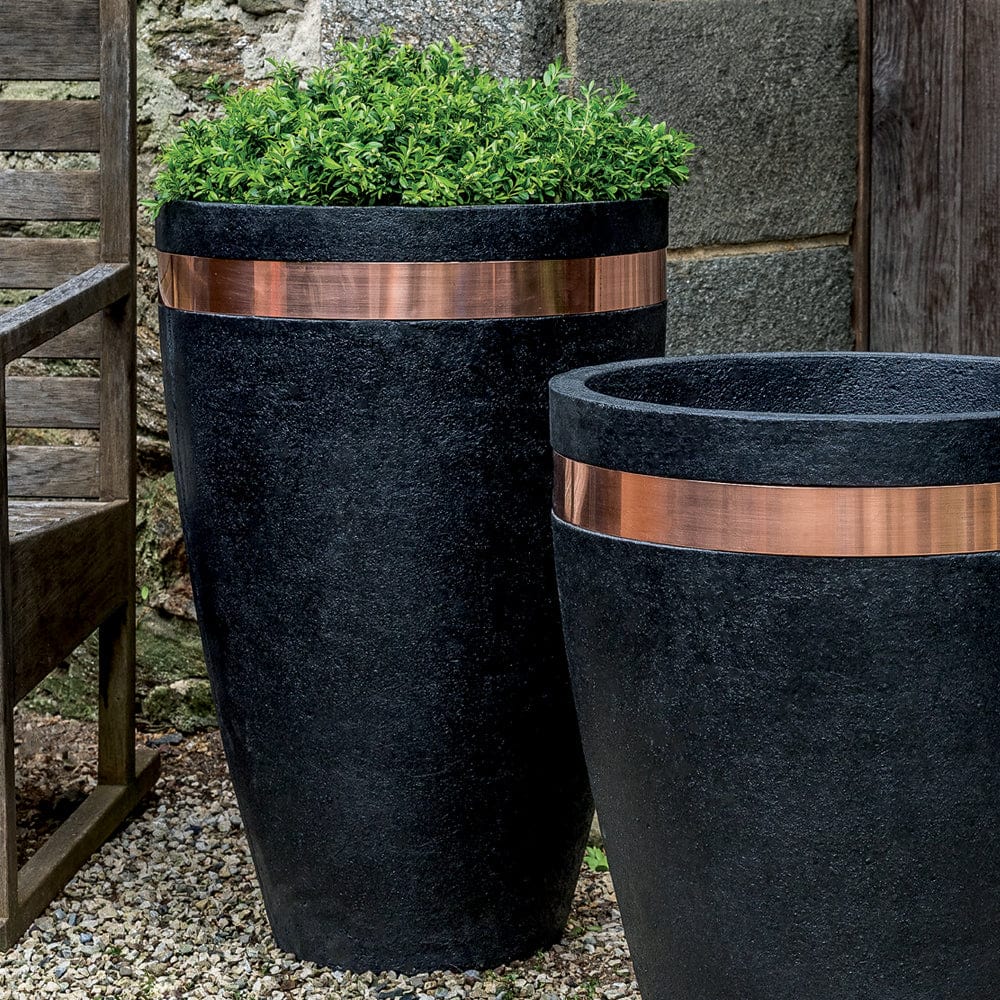 Moderne Tapered Tall Planter - Outdoor Art Pros