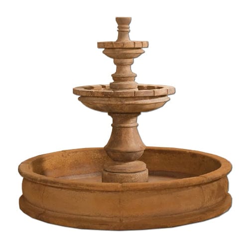 Montefalco Two Tier Pond Fountain - Outdoor Art Pros