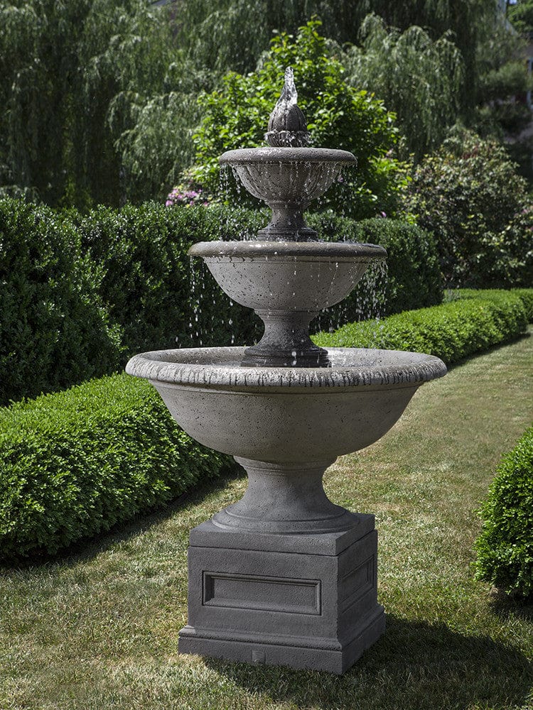 Monteros Tiered Outdoor Water Fountain - Outdoor Art Pros