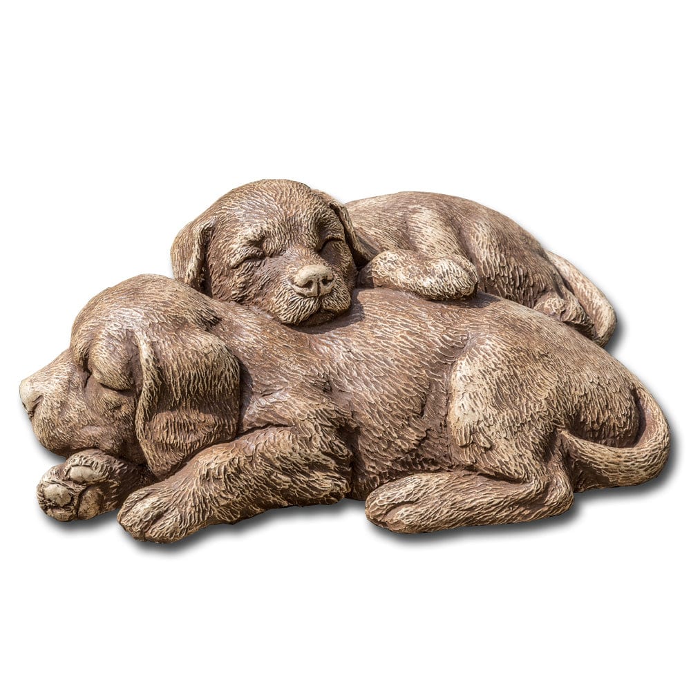 Nap Time Puppies Garden Statue - Outdoor Art Pros