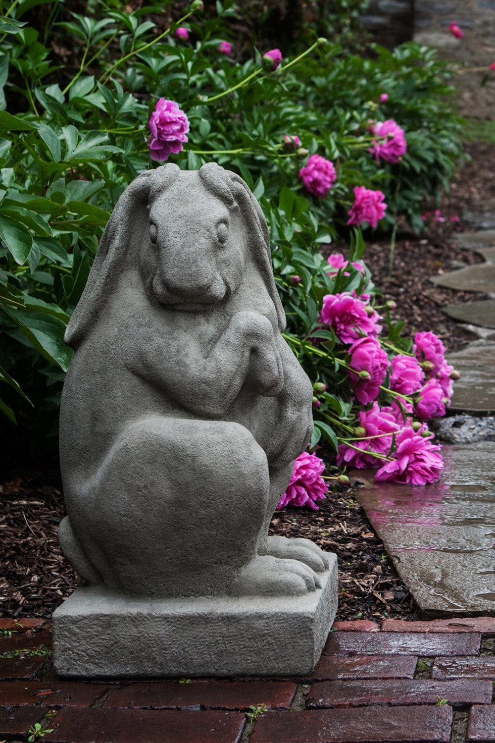 Newport Rabbit Garden Statue (facing Right) - Outdoor Art Pros