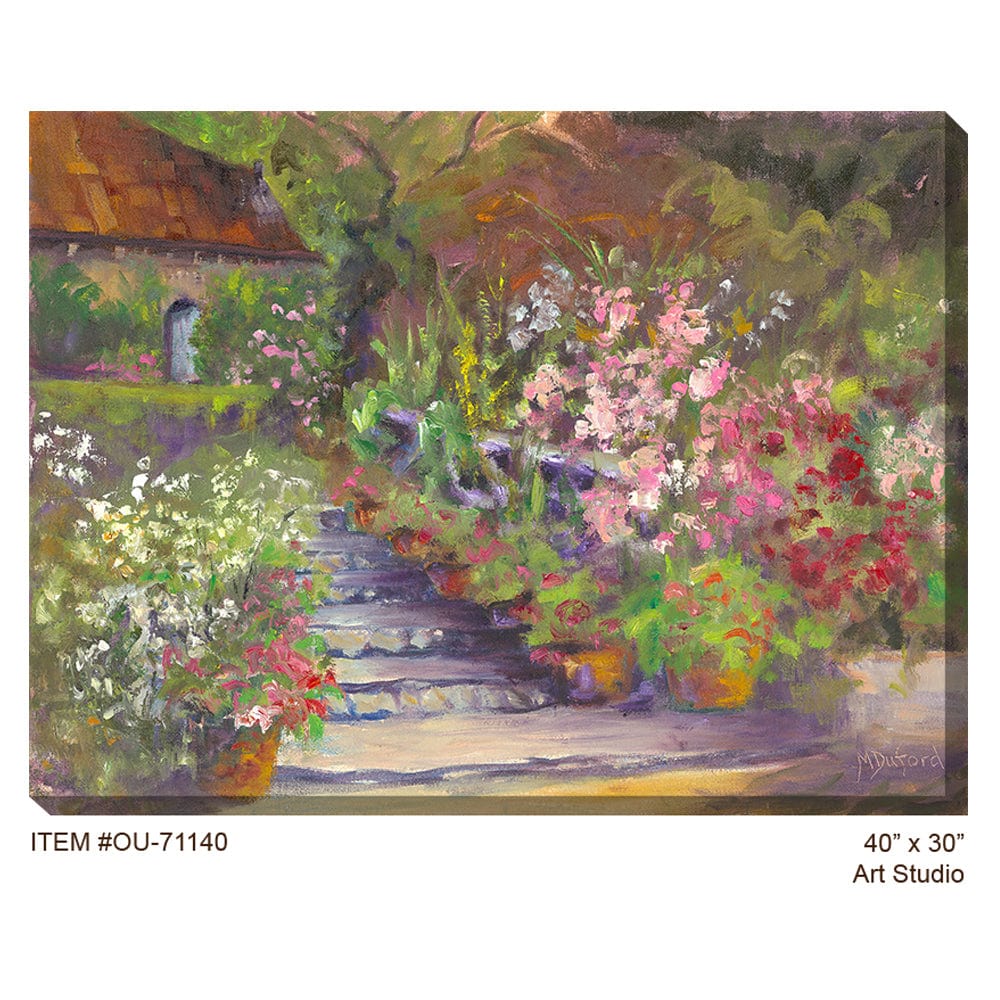 Art Studio Outdoor Canvas Art - Outdoor Art Pros