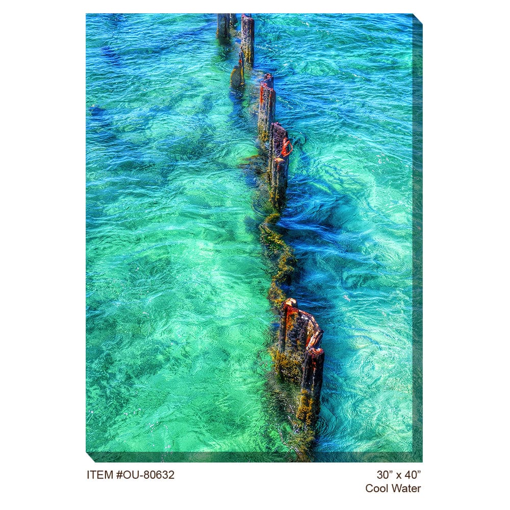 Cool Water Outdoor Canvas Art - Outdoor Art Pros