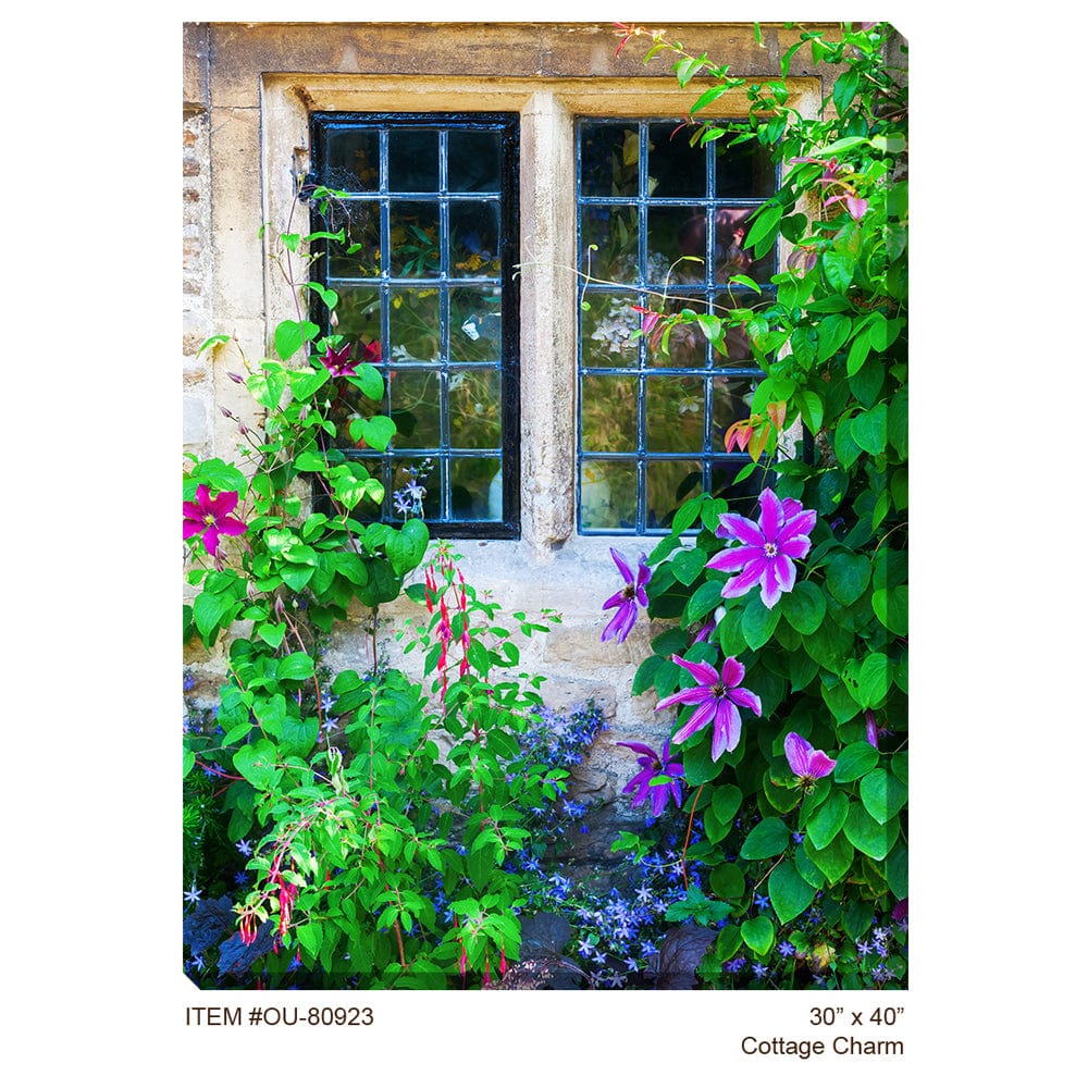 Cottage Charm Outdoor Canvas Art - Outdoor Art Pros