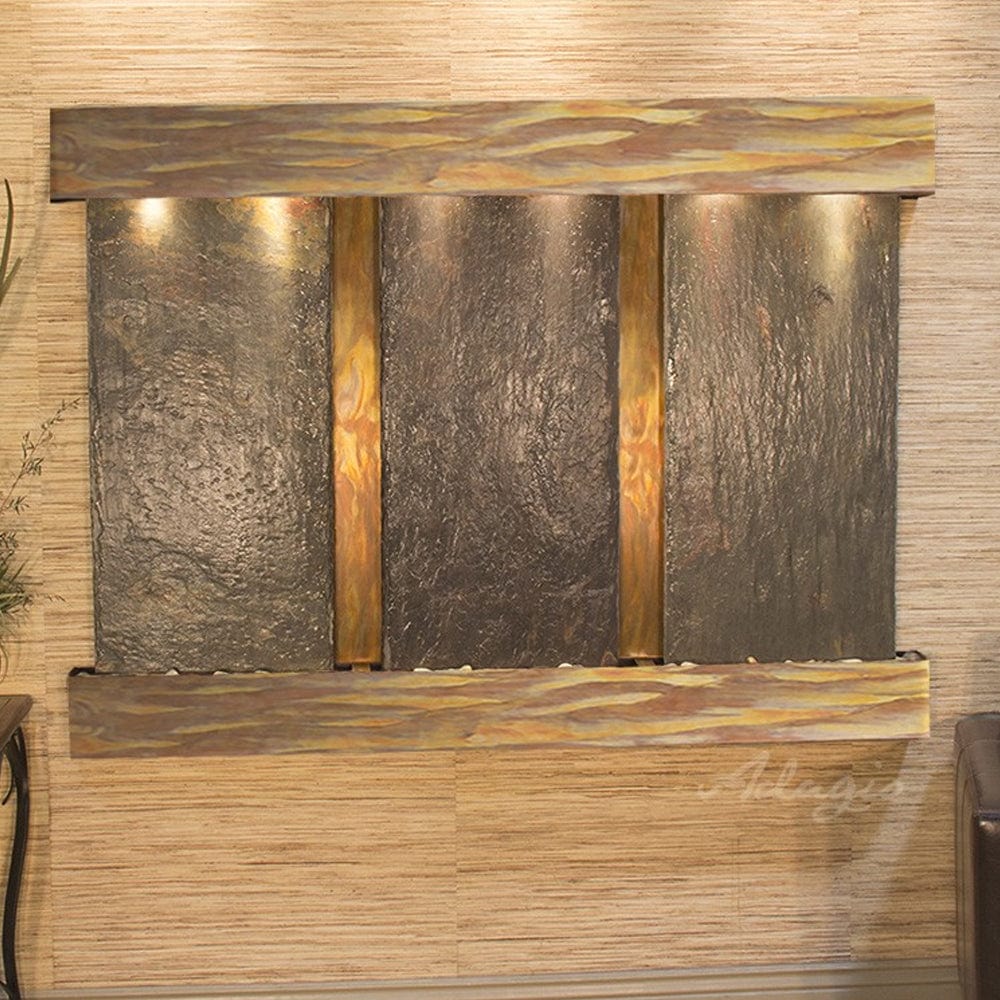 OlympusFalls-Multi-ColorSlate-RusticCopper-Squared-Corners - Outdoor Art Pros