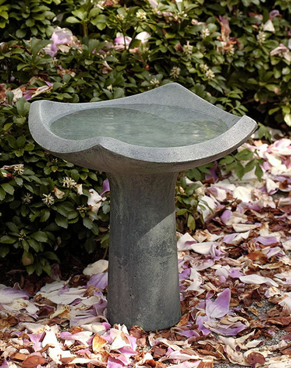 Oslo Cast Stone Birdbath - Outdoor Art Pros