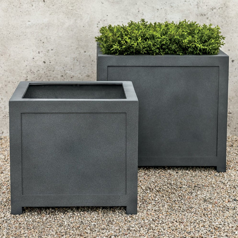 Oxford Square Planter in English Lead Lite - Outdoor Art Pros