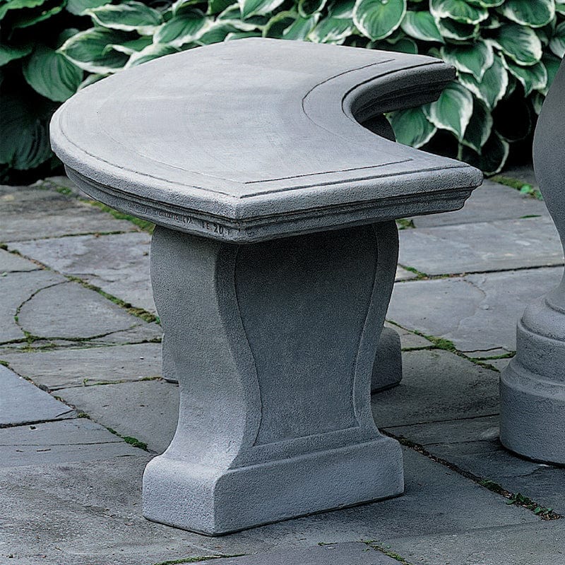 Palladio Curved Garden Bench - Outdoor Art Pros