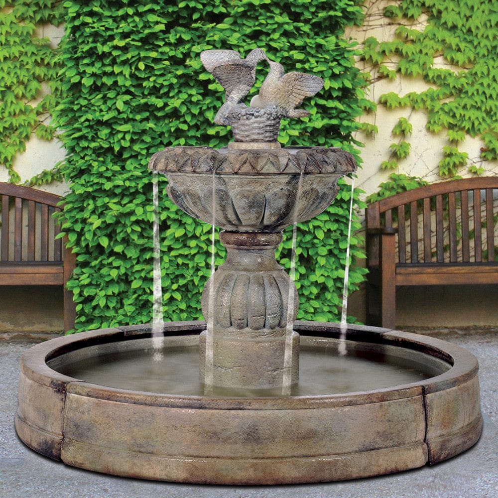 Paloma Cascada Outdoor Fountain in Valencia Pool-Outdoor Art Pros
