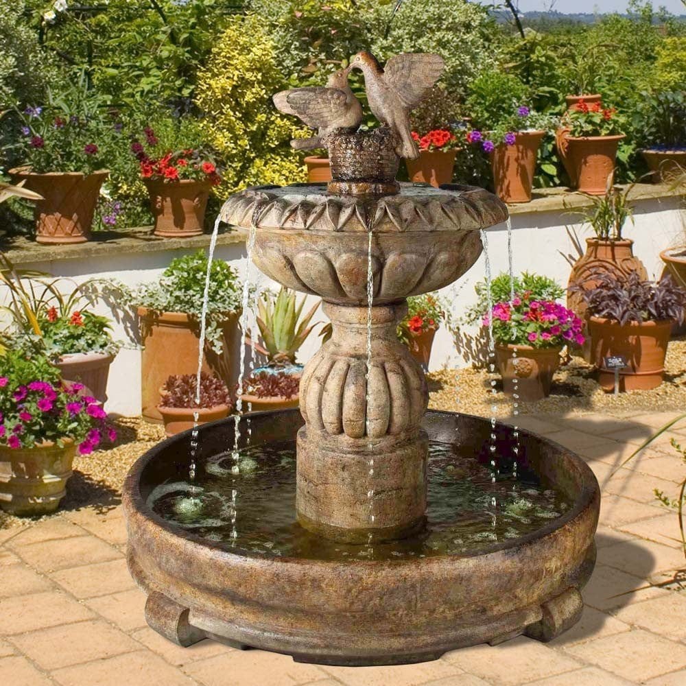 Paloma Cascada in Rondo Pool Fountain - Outdoor Art Pros