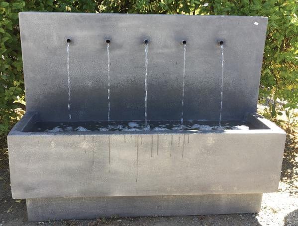 Penta Wall Fountain - Outdoor Art Pros