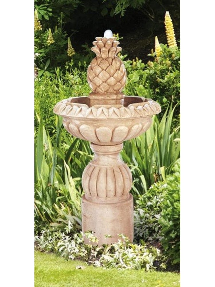 Pina Cascada Cast Stone Garden Fountain - Outdoor Art Pros