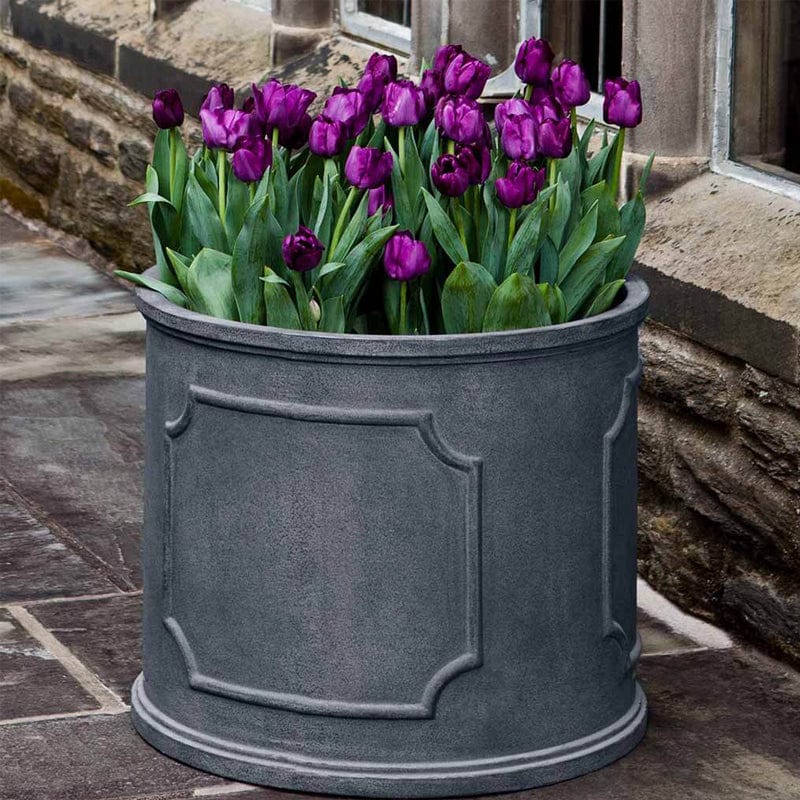 Portsmouth Round Lead Lite Planter - Extra Large - Outdoor Art Pros
