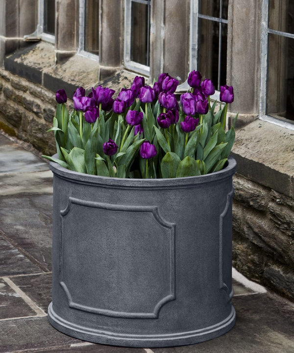 Portsmouth Round Lead Lite Planter - Extra Small - Outdoor Art Pros