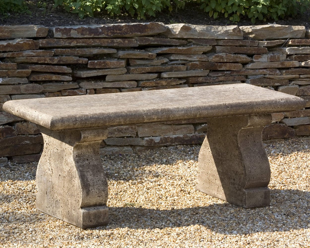 Provencal Stone Bench - Outdoor Art Pros