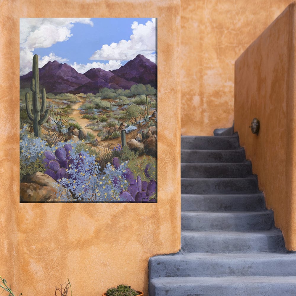 Purple Majesty Outdoor Canvas Art - Outdoor Art Pros