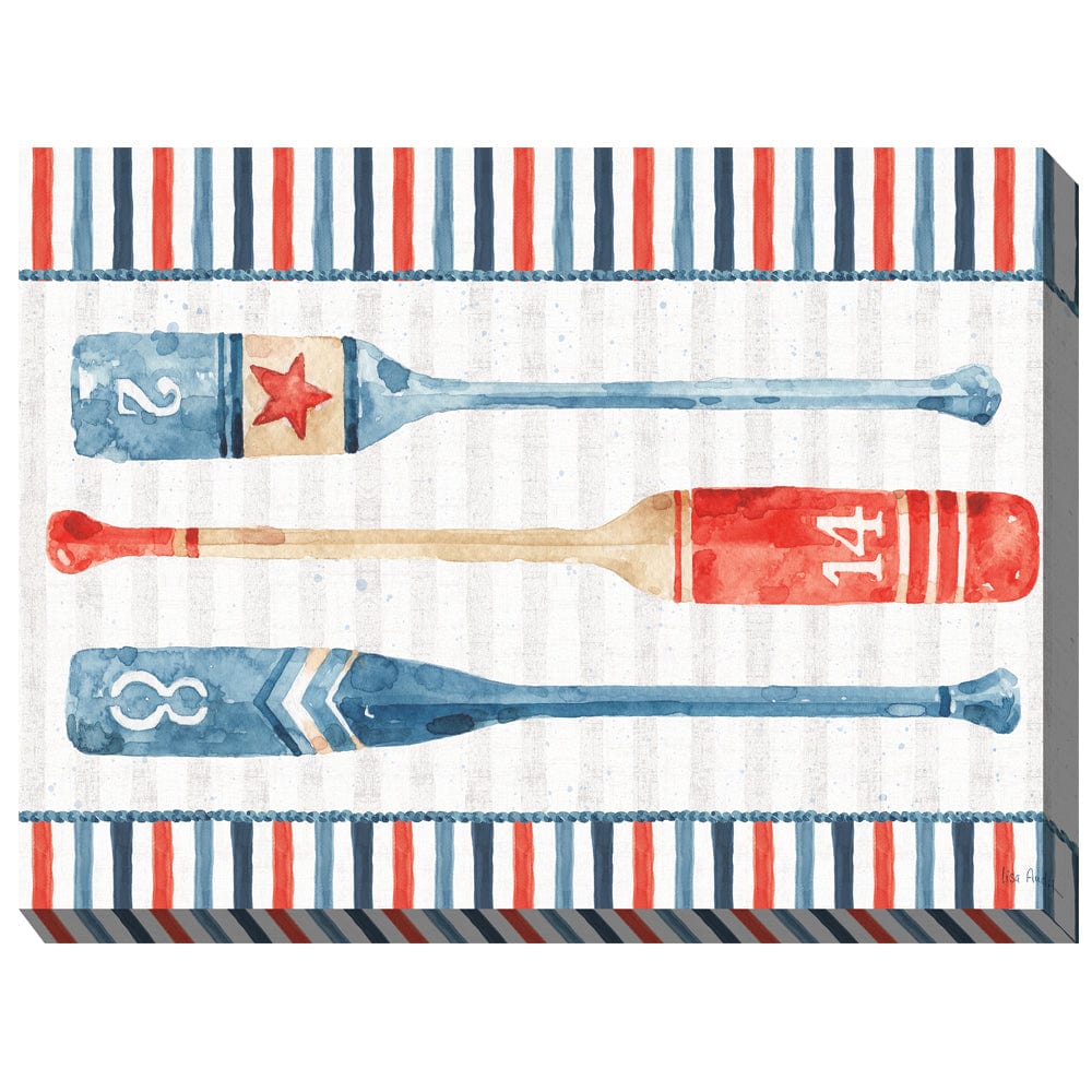 Rowing Team Outdoor Canvas Art - Outdoor Art Pros