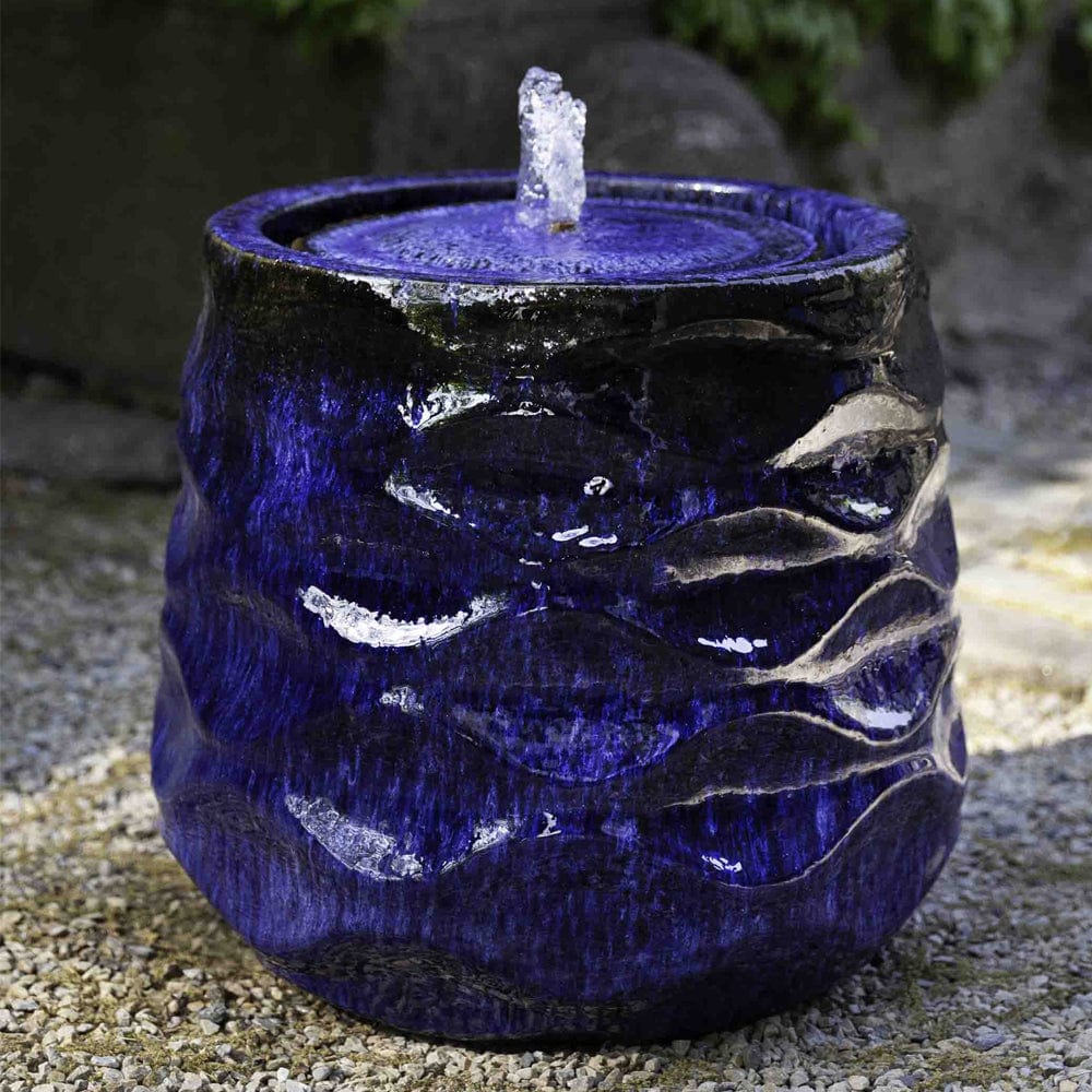 Rumba Fountain - Riviera Blue - Outdoor Art Pros