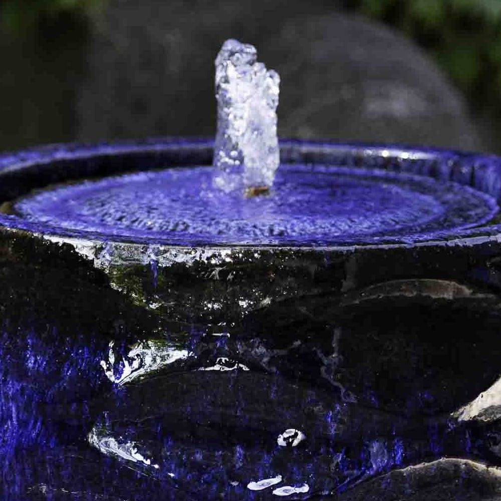Rumba Fountain - Riviera Blue - Outdoor Art Pros