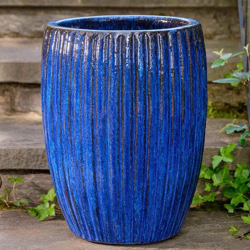 Riva Planter Set of 2 in Riviera Blue - Outdoor Art Pros