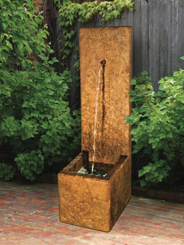 Rock Face Single Spout Fountain - Outdoor Art Pros