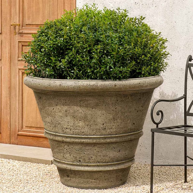 Textured Rolled Rim 40" Planter - Outdoor Art Pros