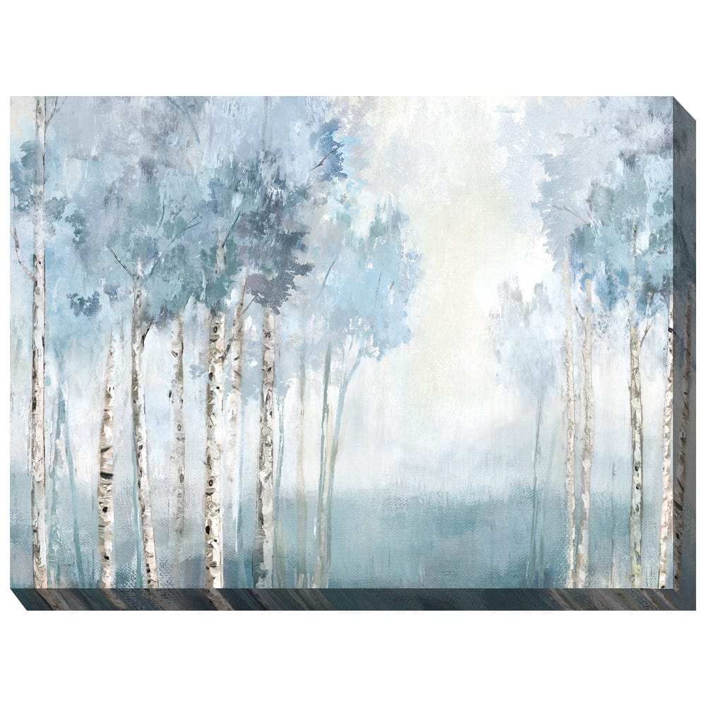 Silent Blue Outdoor Canvas Art - Outdoor Art Pros