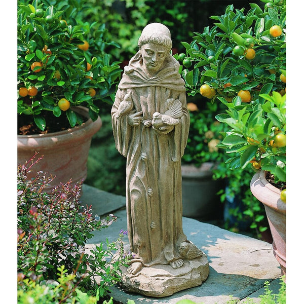Saint Francis 25" Garden Statue - Outdoor Art Pros